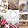 Yousheng 20cm/25cm Metal Hoop Wreath Frame Wire Ring Flower Garland Holder DIY Wreath Making Supplies for Festival Wedding Party
