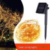 Outdoor Solar LED String Lights - Copper Wire Fairy Lights for Christmas, Garden, Balcony, New Year, and Street Decorations