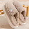 Warm Cotton Slippers Autumn and Winter Bag Heel Non-slip Thick-soled Indoor Household Down Home Waterproof Cotton Shoes