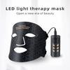 LED Photon Infrared Beauty Mask, USB-Powered Skin Care Device, Reduces Fine Lines & Brightens Skin Tone, Silicone Facial Rejuvenation Mask
