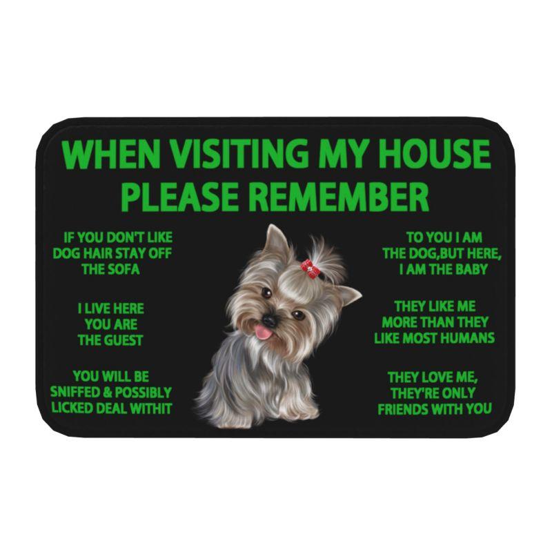 Lovely Pug Dog Front Door Floor Entrance Mats Outdoor Bathroom Kitchen Doormat Garden Carpet Rug
