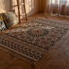 120 х 170 см богемный хлопковый льняной коврик с кисточками для гостиной, диван, коврик для спальни, прикроватный коврик для ног, длинный коврик татами, можно стирать в машине