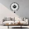 Wall Clock Stylish Metal Analog Wall Clock for Living Room,Office, Kitchen, Home and Hall Fancy Big Size Modern Wall Watch (40 CM)