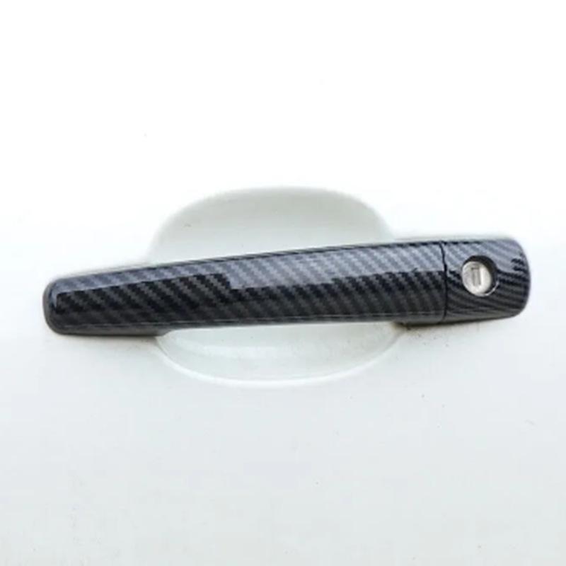 Carbon Fiber Pattern Door Handle Shell for 04-10 Peugeot 407 SW Coupe