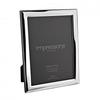 Рамка для фото Impressions 999 серебро узкая витая 5 x 7 деревянная задняя стенка Сделано в Италии