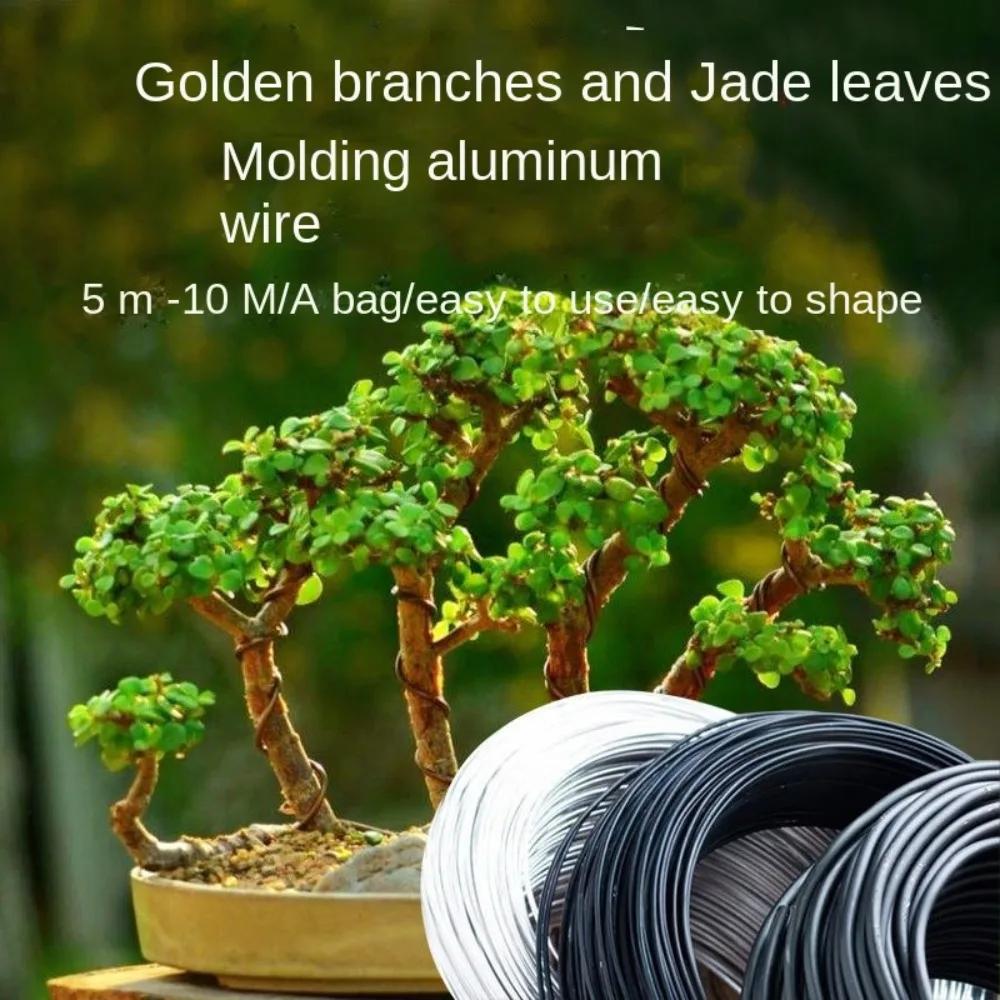 Aluminum Bonsai Wire Garden Bonsai Shape 1//2//3//4//5/6/7mm Bonsai Training Wire 5/10M Plant Support Plant Shaping Tool
