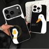 Забавная мультяшная гусь Игра Мягкий чехол для телефона для iPhone 15 16 17 Pro Max 17Air 16E 14 Plus 13 12 Mini Ударопрочный чехол Задняя панель