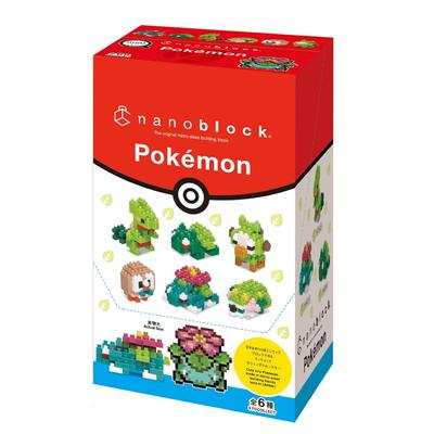 Nanoblock Mini Nano Pokemon Grass Type 1BOX 6 Всего 6 типов (BOX) NBMC_21S = штук,