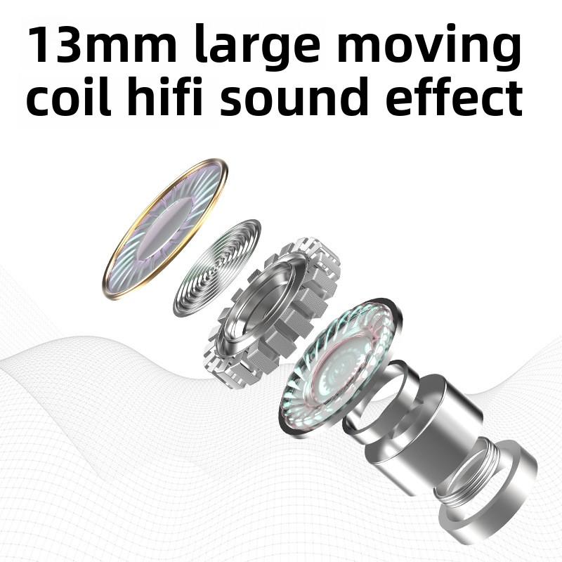 Bluetooth Headset with Battery Display Touch TWS5.2