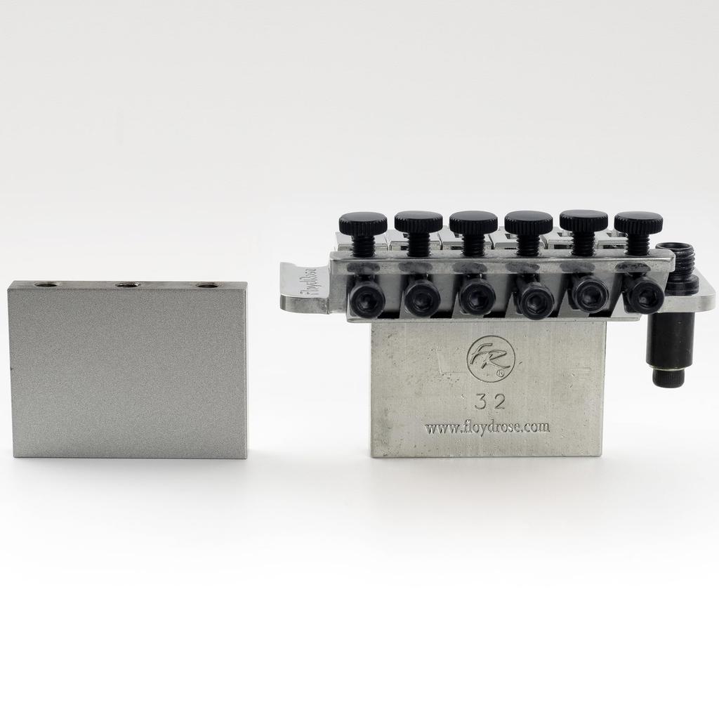 Musiclily Ultra 37mm Full Solid Steel Tremolo Block for Electric Guitar Floyd Rose Double Locking Tremolo Bridge