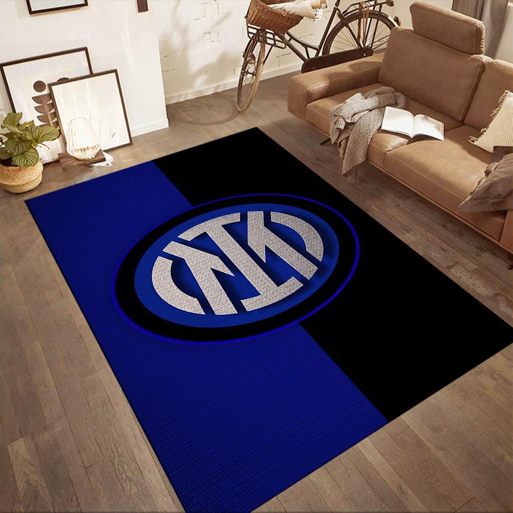 Inter Milan Area Rug Perfect For Kitchen Balcony Outdoor Game Room Antislip Carpet Anime Office Decor Gift For Festivals