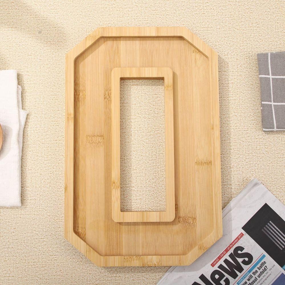 Large Wood Number Serving Tray Decorative Number Food Tray Chocolate