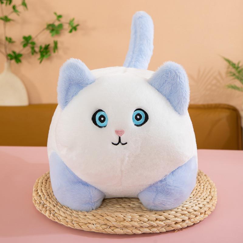 Плюшевая игрушка кошка для девочек, мягкая набивная игрушка, подарок для детей