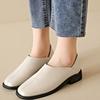 Весенняя женская обувь Модные лоферы Повседневная женская обувь Толстые туфли на плоской подошве 2024 Новая женская обувь Одиночные туфли