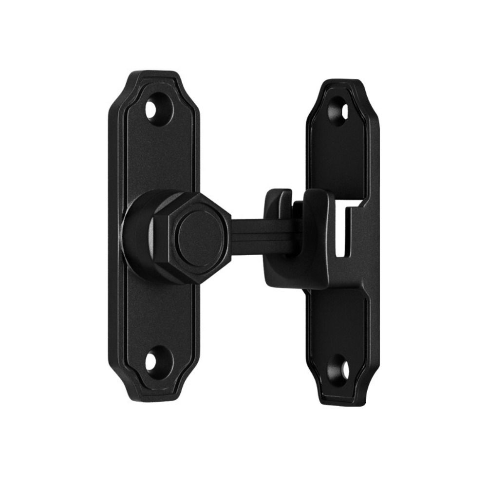 Anti-theft Luminous  Door Buckle 90 180 Degree Door Hasps Protable Door   Catch Bolt  Bathroom