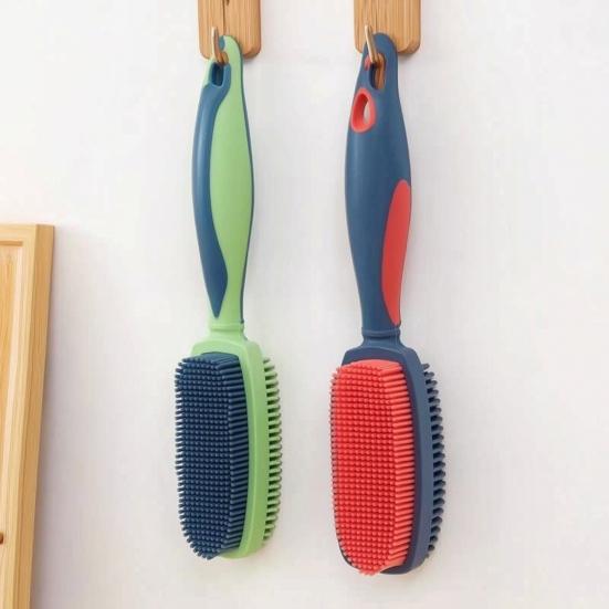 Pet Hair Removal Brush Reusable Lint Remover Soft Rubber Bristles