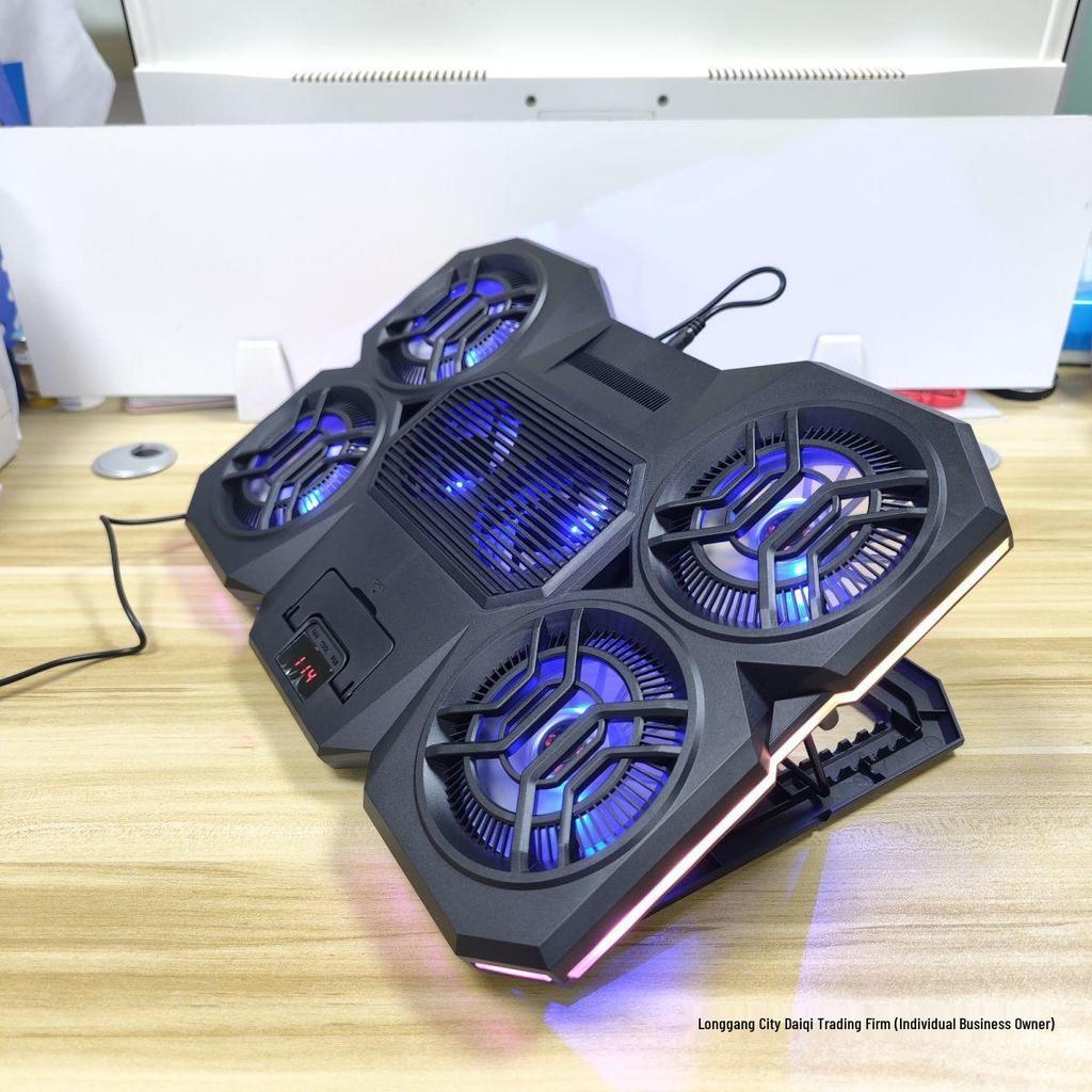 2025 Охлаждающая подставка для игрового ноутбука с воздушным охлаждением для компьютеров 15,6"-16"