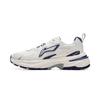 New LiNing Beichen 2K Anti Slip Wear Resistant Low Top Chunky Sneakers Men's White Blue AGCU323-1
