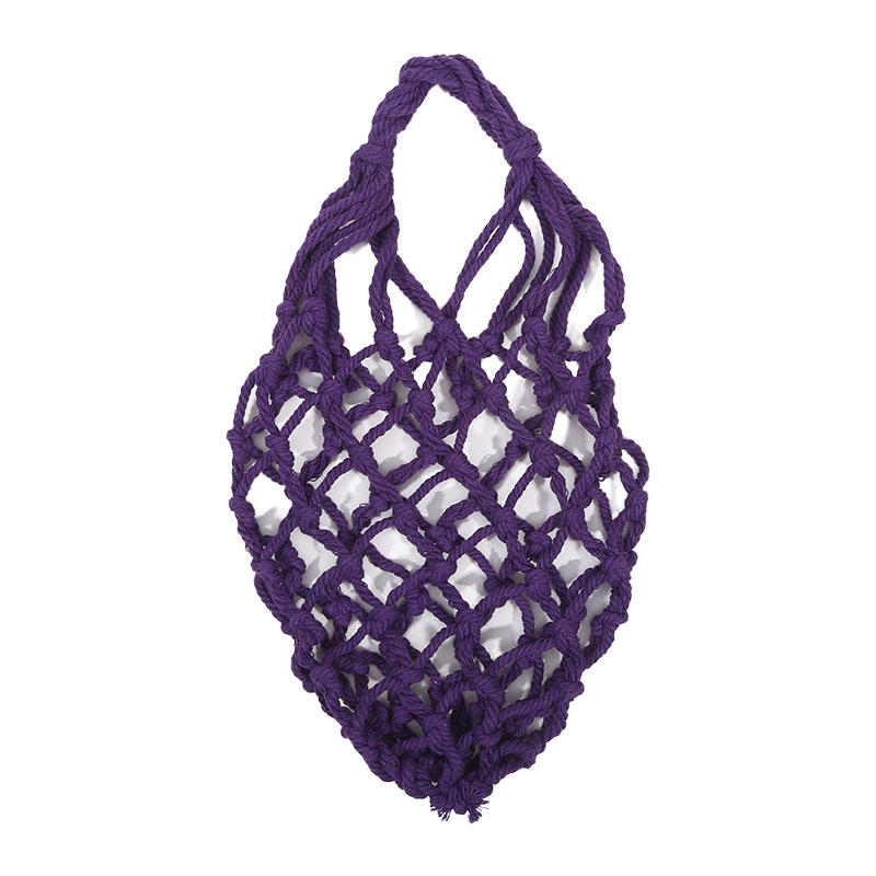 1pc Handmade Mesh Bag Reusable Beverage Holder Coffee Cup Holder Portable Drink Carrier Decorative Mesh Bag