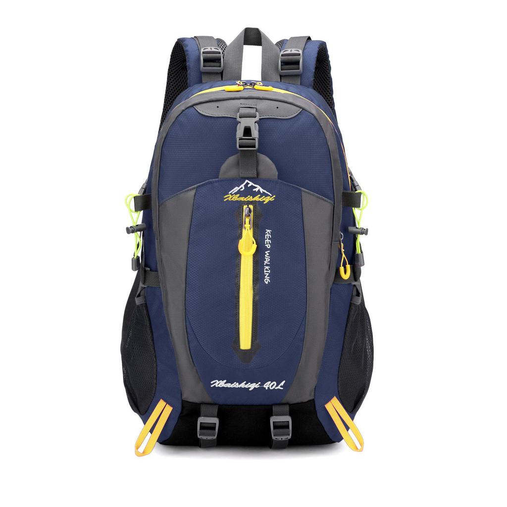 Men's Water-Resistant Outdoor Hiking and Camping Backpack