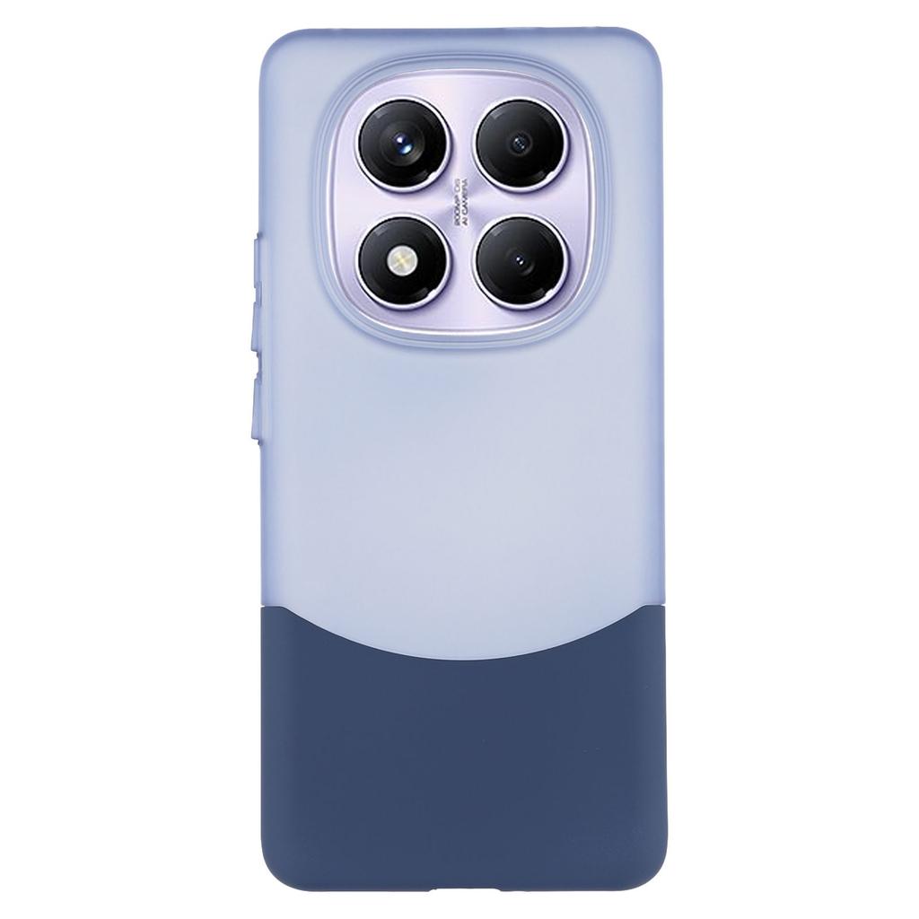 For Xiaomi Redmi Note 14 Pro 4G Case Dual Color Splicing Matte PC Phone Cover Large Camera Cutout