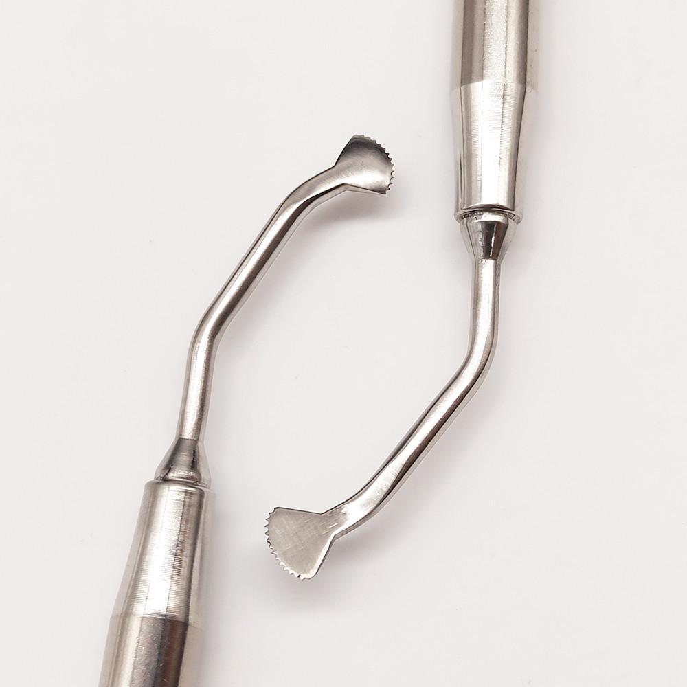 Хирургический инструмент для зубного имплантата, надкостничный подъемник для отражающего ретрактора, зубчатый кончик, инструмент для уменьшения натяжения кожного лоскута