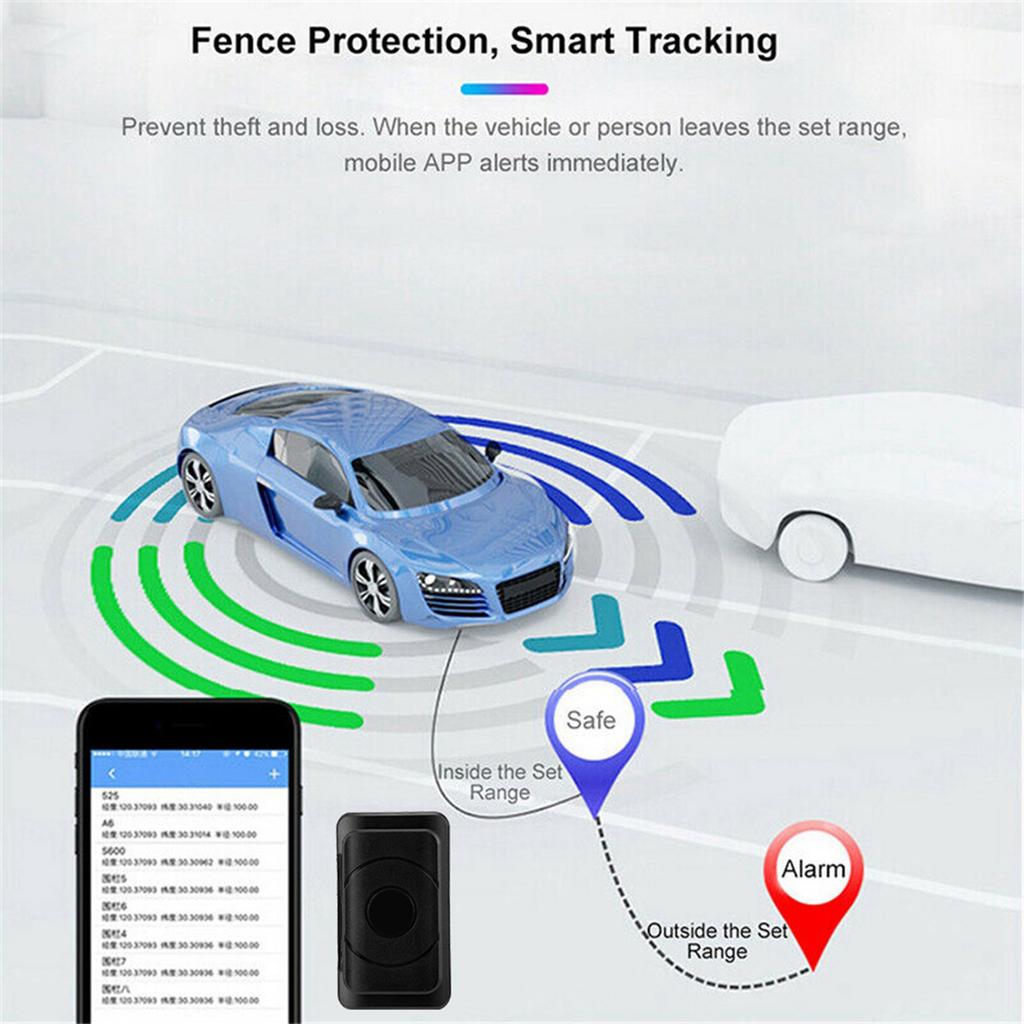 Мини-автомобильный GPS-трекер, водонепроницаемый, отслеживание в реальном времени, GSM, GPRS, вибрация, сигнализация движения