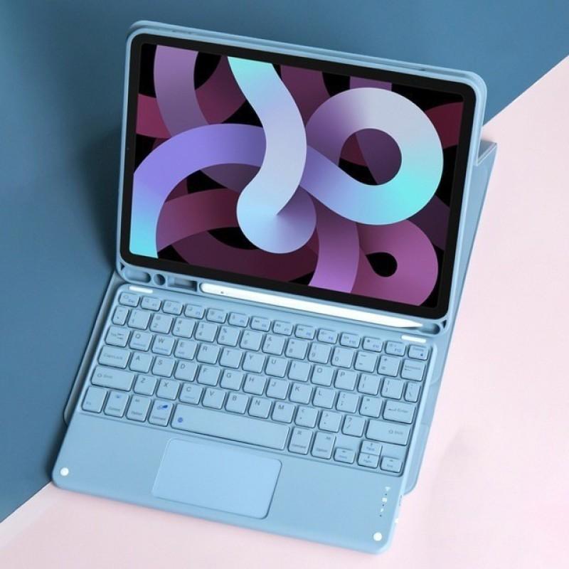 Magnetic Detachable Bluetooth Keyboard Case With Stand IPad Tablet - TPU Folio Cover Stylus Slot Sleep/Wake Shockproof