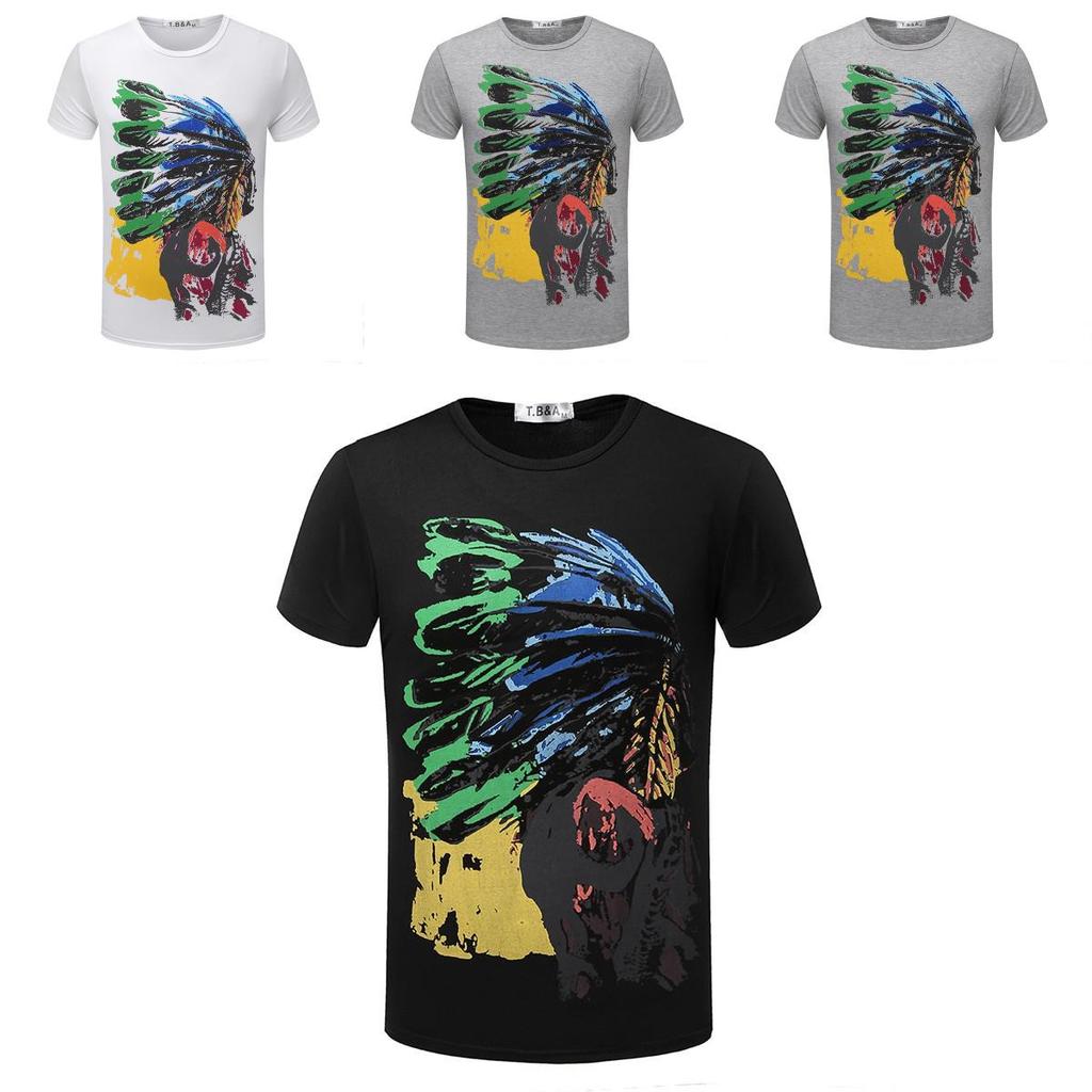 Premium Quality 100% Cotton Unisex Short Sleeves Casual T-shirt Indian Size L For Effortless Style