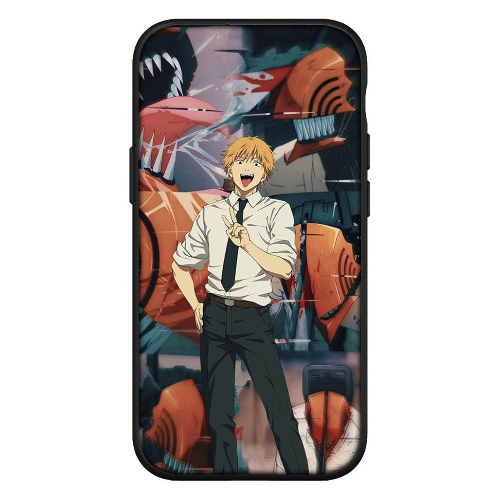 Чехол для iPhone 16 15 Xiaomi Redmi Note 14 13 12 11 Pro Max 16e Samsung Galaxy S25 S24 S23 Moto OPPO Huawei Denji Makima Chainsaw Man Gir Phone Case