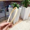 Broken Hair Morandi Solid Color Hair Band Non-slip Toothed Headband