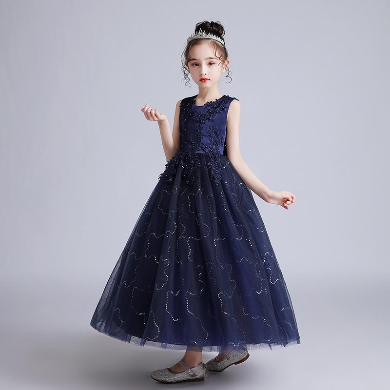 High-End Flower Girl Princess Tutu Dress for Weddings and Performances