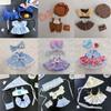 With Cartoon Headband Accessories Princess Dress for 20cm Cotton Doll/for EXO Idol Dolls