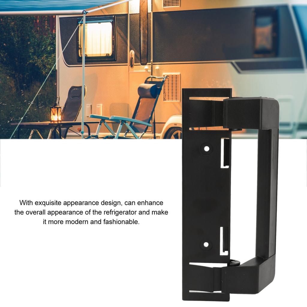 RV Refrigerator Door Handle Rugged Easy Use RV Refrigerator Door Handle Holder Grip for M2672 DM2682 Door Handles