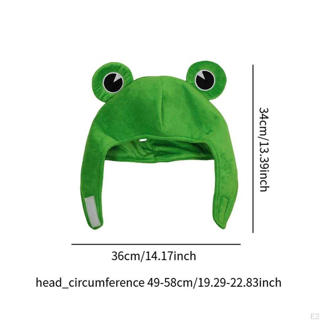 Милая шляпа лягушки мультяшной формы для женщин мужчин забавная для вечеринок фестиваля