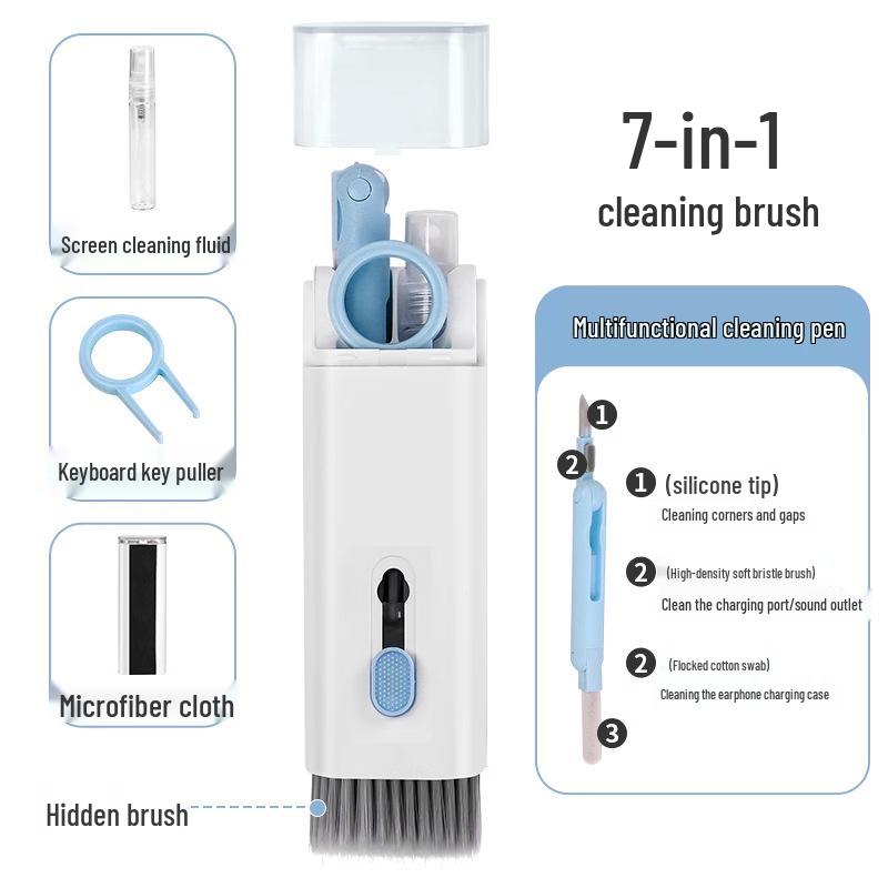 Набор многофункциональных щеток для чистки механической клавиатуры 7-в-1