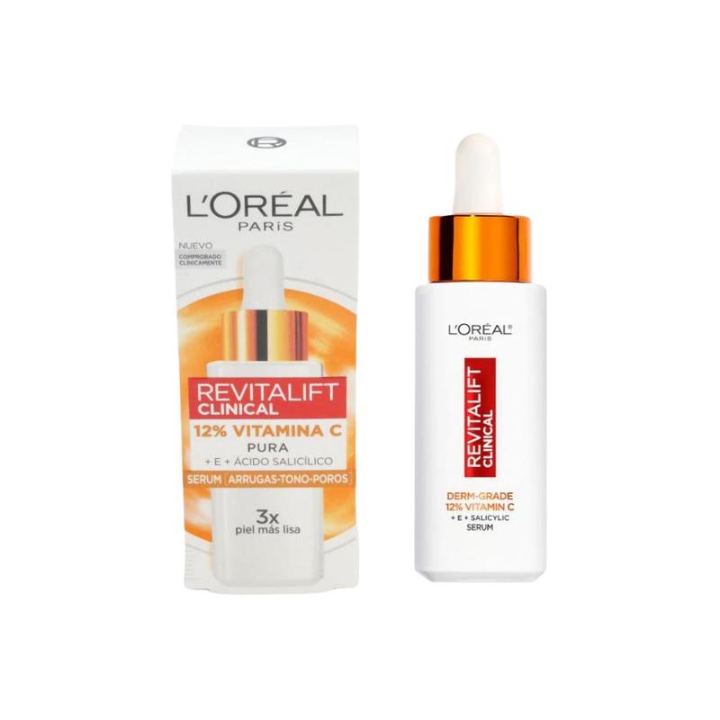 Loreal Paris % C Эссенция Укрепляющая и Успокаивающая Чувствительную Кожу 12 Витамин С Эссенция-30 мл