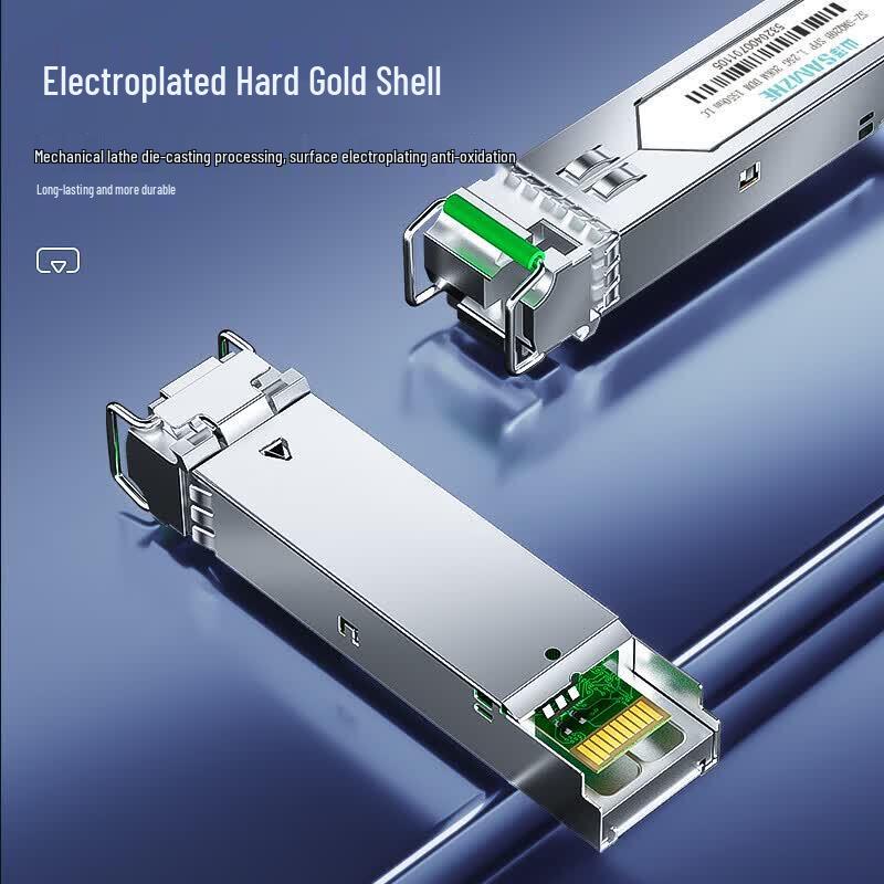 SAMZHE Оптический модуль SFP+ 10G одномодовый одноволоконный (10 км Пара)