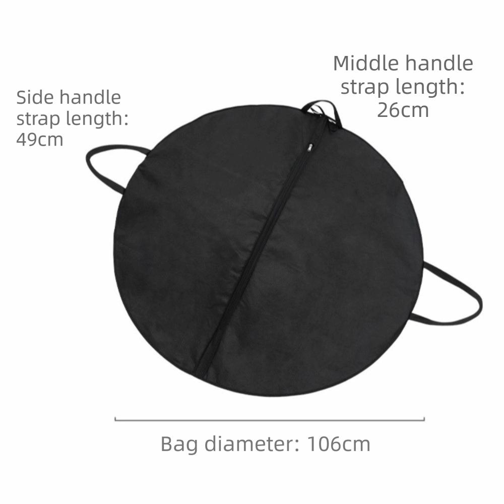 Сумка для хранения балетной юбки на молнии, нетканая, черная, для выступлений, водонепроницаемая, большой вместимости, аксессуары для танцев