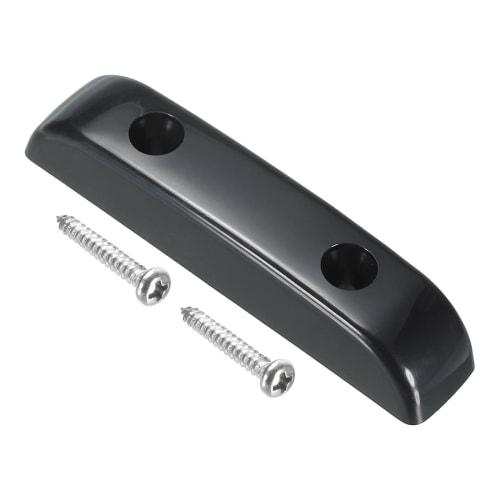 uxcell Bass Thumb Rest, Plastic Finger Rest with Screws for Precision Bass, Jazz Bass, and Bridge Guitars, Black
