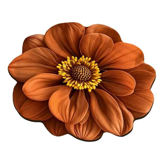 Коврик для сушки посуды Реалистичные цветочные дизайны Диатомовая земля Быстросохнущий коврик Абсорбирующий Теплоизолирующий коврик для кухонной столешницы Обеденного стола