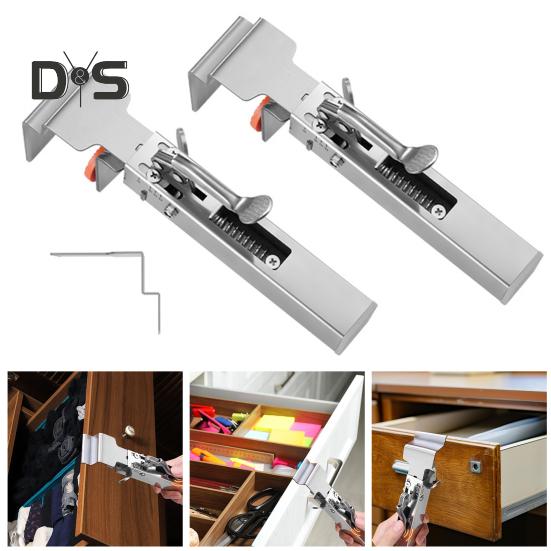 Регулируемый зажим для фиксации ящика, металлический зажим для установки передней части ящика, прочный универсальный зажим для крепления шкафа, плотницкий инструмент для деревообработки и бытовых нужд