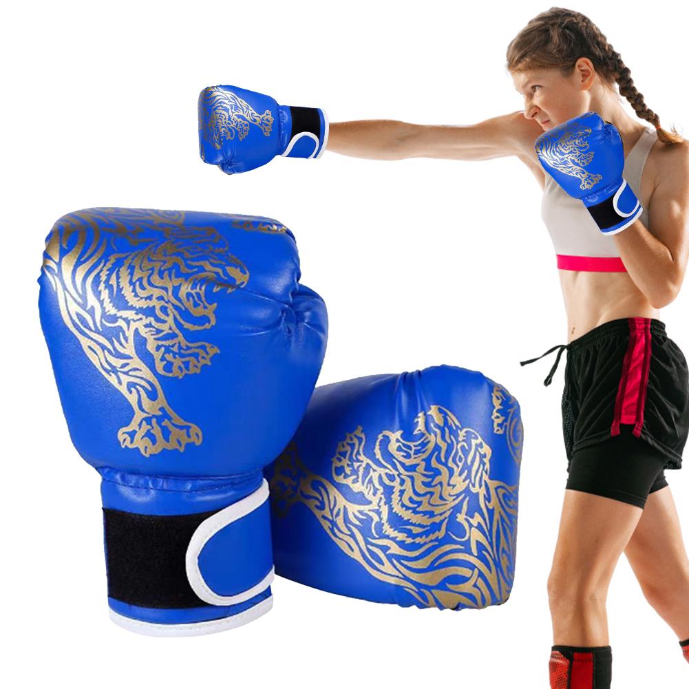 Боксерские перчатки, удобные перчатки для кикбоксинга, профессиональные боксерские перчатки из искусственной кожи, перчатки для тхэквондо, тренировочные перчатки с песком