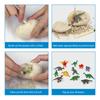 Dinosaur Egg Toys Dino Eggs with 12 Dinosaur and Digging Tool STEM Archaeology Paleontology