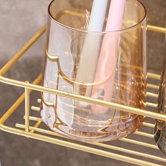 Клейкий Настенный Стеллаж для Хранения, Большой Вместимости, с Полыми Отверстиями для Дренажа, Антикоррозийный Органайзер для Ванной Комнаты, Кухни