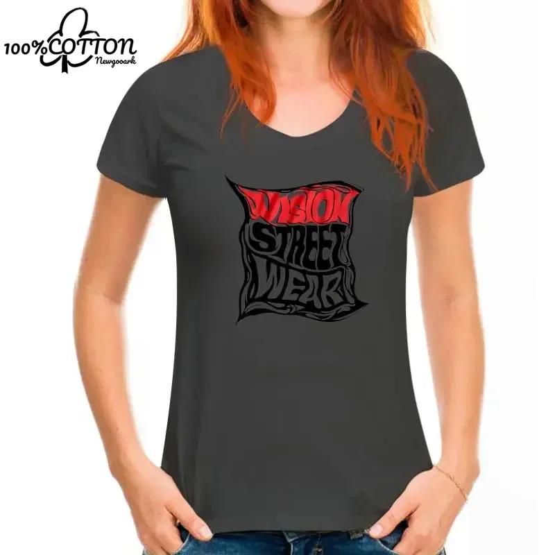 LE T ShirtVintage Skate Vision Streetwear Distort 1980s T Shirt