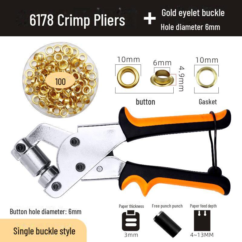 Air Eye with Installation Pliers Set for Display Stands and Poster Buttonhole Press