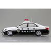 AOSHIMA 1/32 Клик-набор №. 01-PC Toyota Crown Полицейская машина - Пластиковая модель с цветовой кодировкой