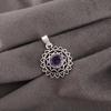 Iolite Gemstone 925 Solid Sterling Silver Jewelry, Handmade Gorgeous Silver Pendant For Engagement Gift