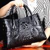 Женская кожаная сумка, качественные сумки из кожи крокодила, роскошные дизайнерские брендовые женские сумки